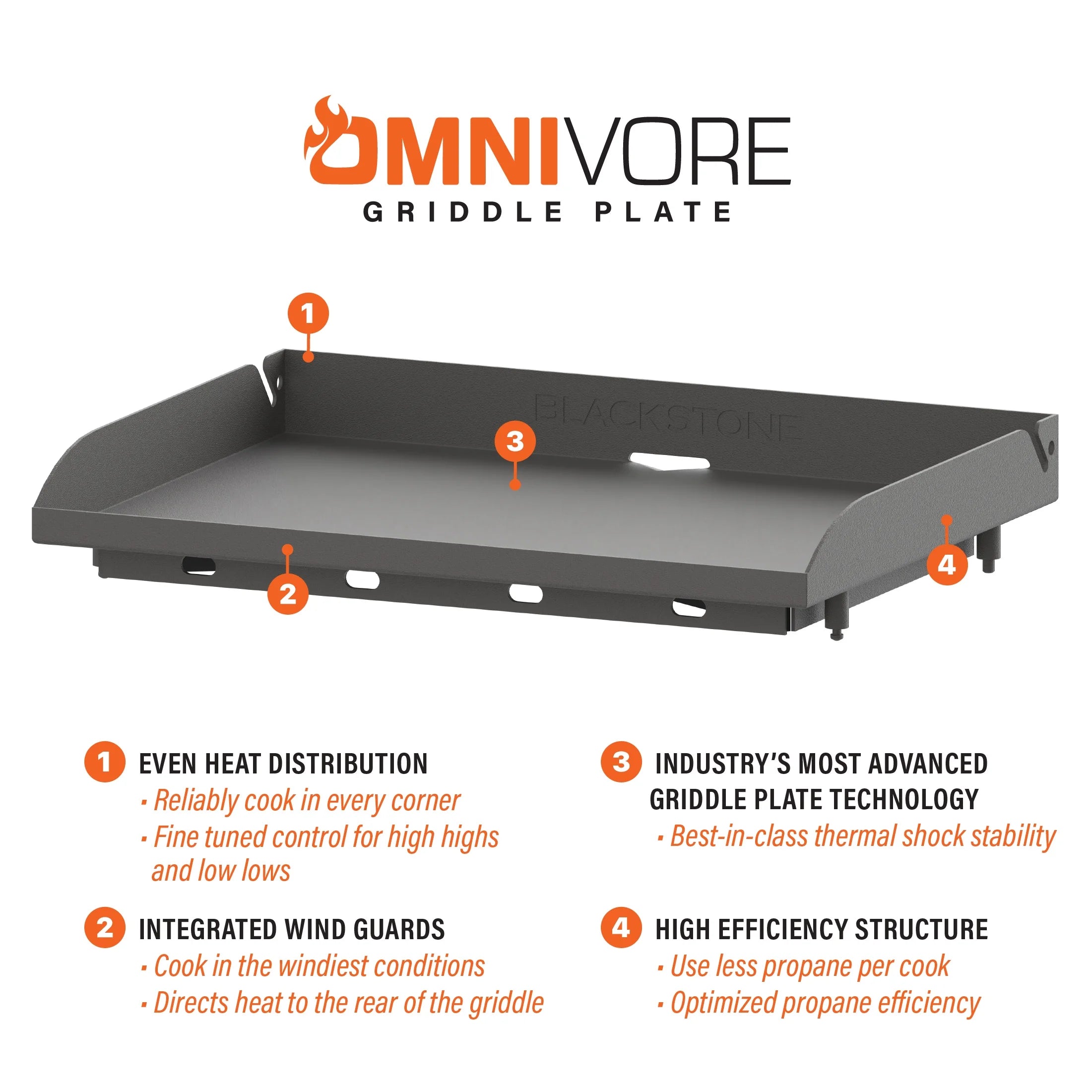 Blackstone Adventure Ready 2-Burner 22 Propane Omnivore Griddle with Flex-fold Legs