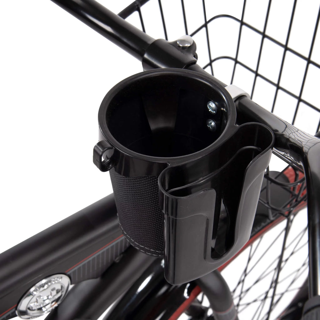 Huffy 26” Nel Lusso Men's Cruiser Bike, Matte Black