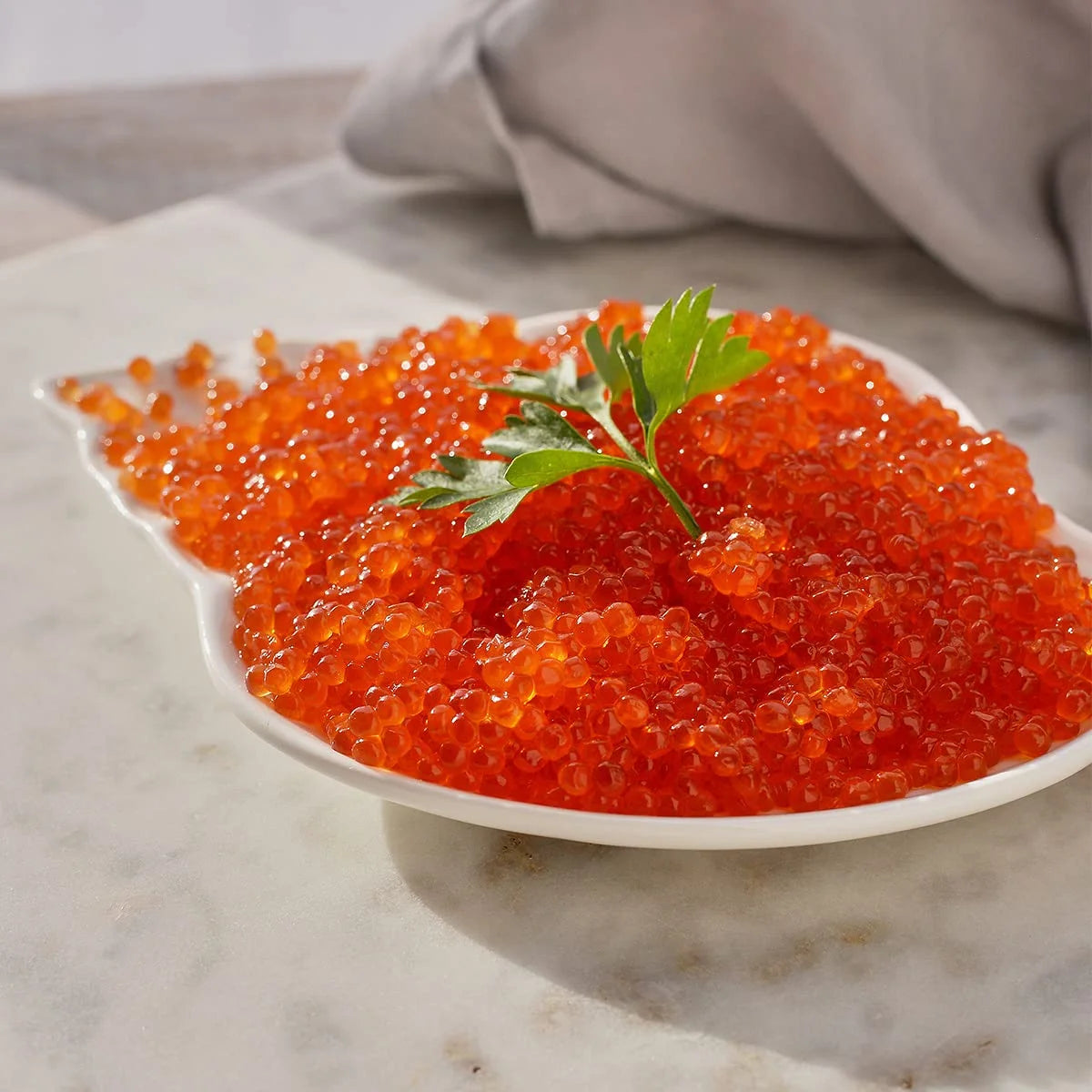 2 x Red Salmon Caviar &ndash; Alaskan Salmon Roe &ndash; Lightly Salted Caviar in Can 1 Lbs or 454 g (Coming with Caviar Spoon as Gift) Kosher certified - Product of USA