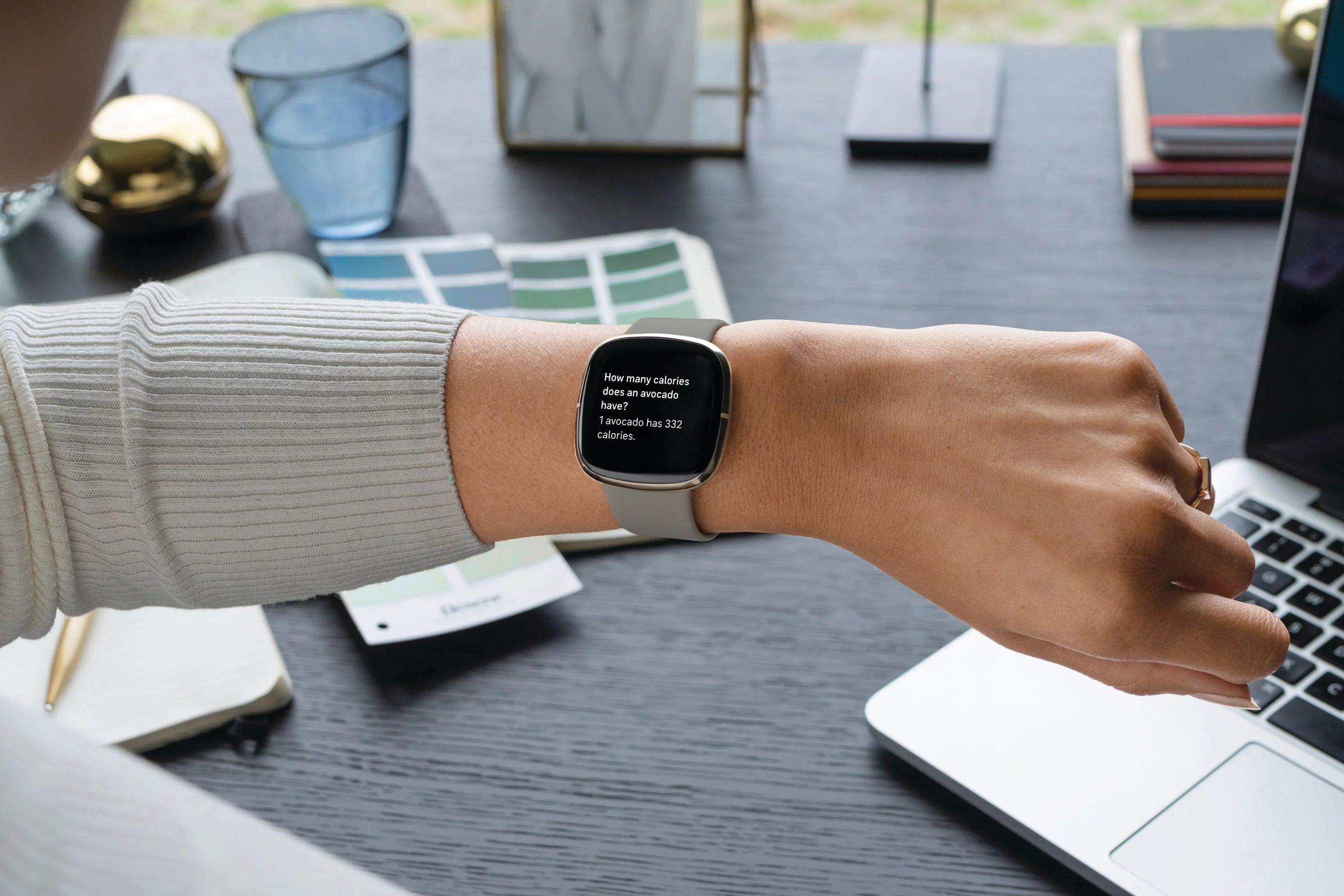 Fitbit Sense Smartwatch - Sage Grey/Silver