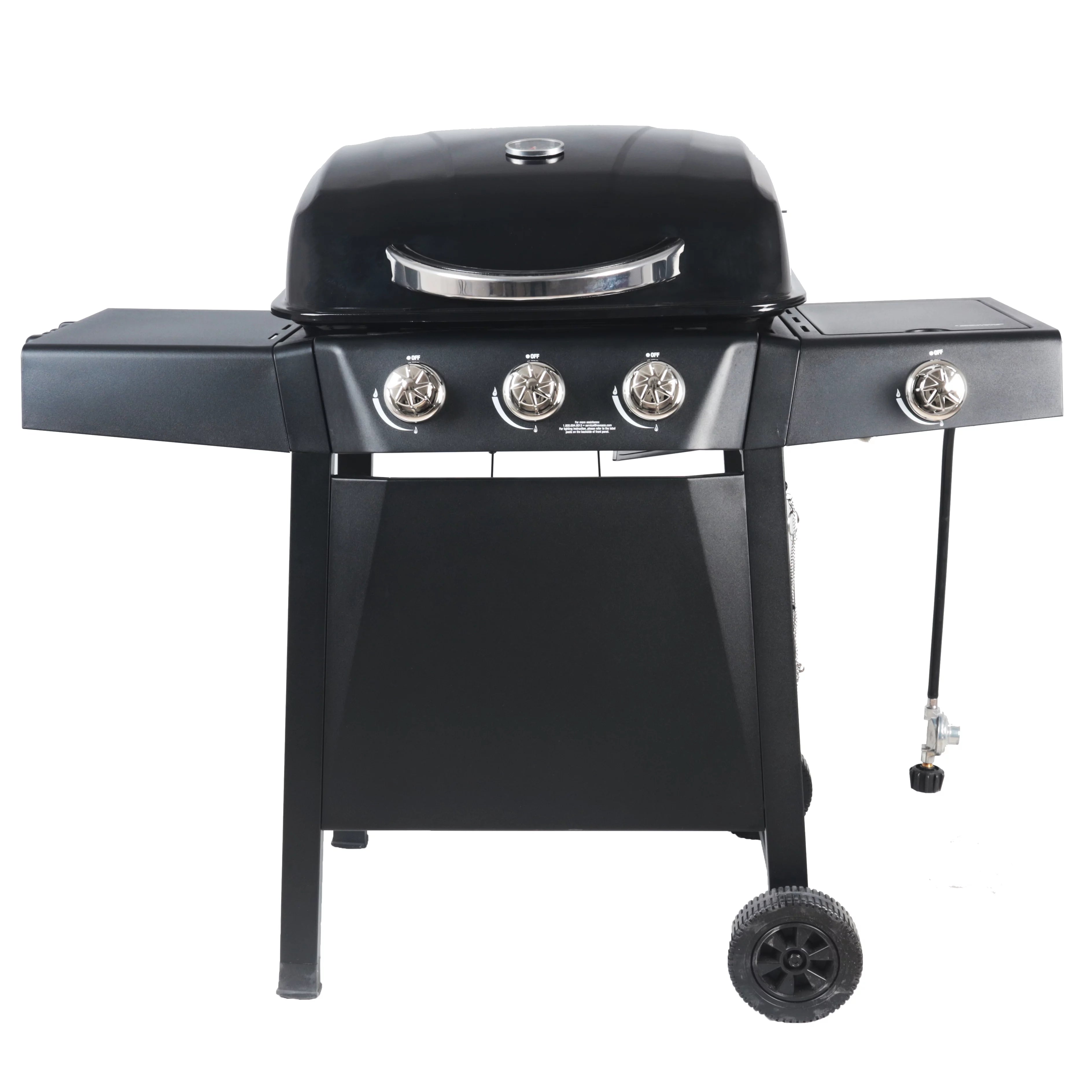 RevoAce 4 Burner Propane Gas Grill Including a Side Burner, Red Sedona, GBC1729WRS