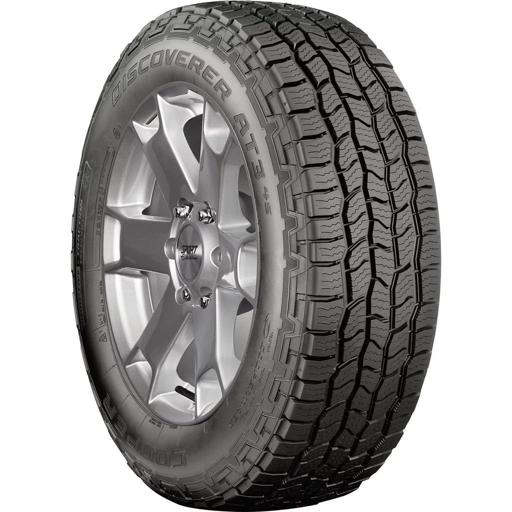Set of 4 (FOUR) Cooper Discoverer AT3 4S 265/70R18 116T AT A/T All Terrain Tires Fits: 2021-23 Ford F-150 XLT, 2022 Toyota Tundra SR5 TRD Off-Road