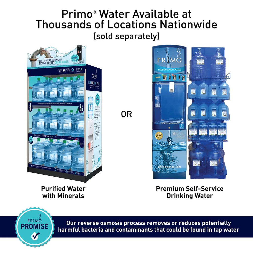 Primo Htrio Coffee K-Cup Water Dispenser Bottom Loading, Hot/Cold Temperature, Black