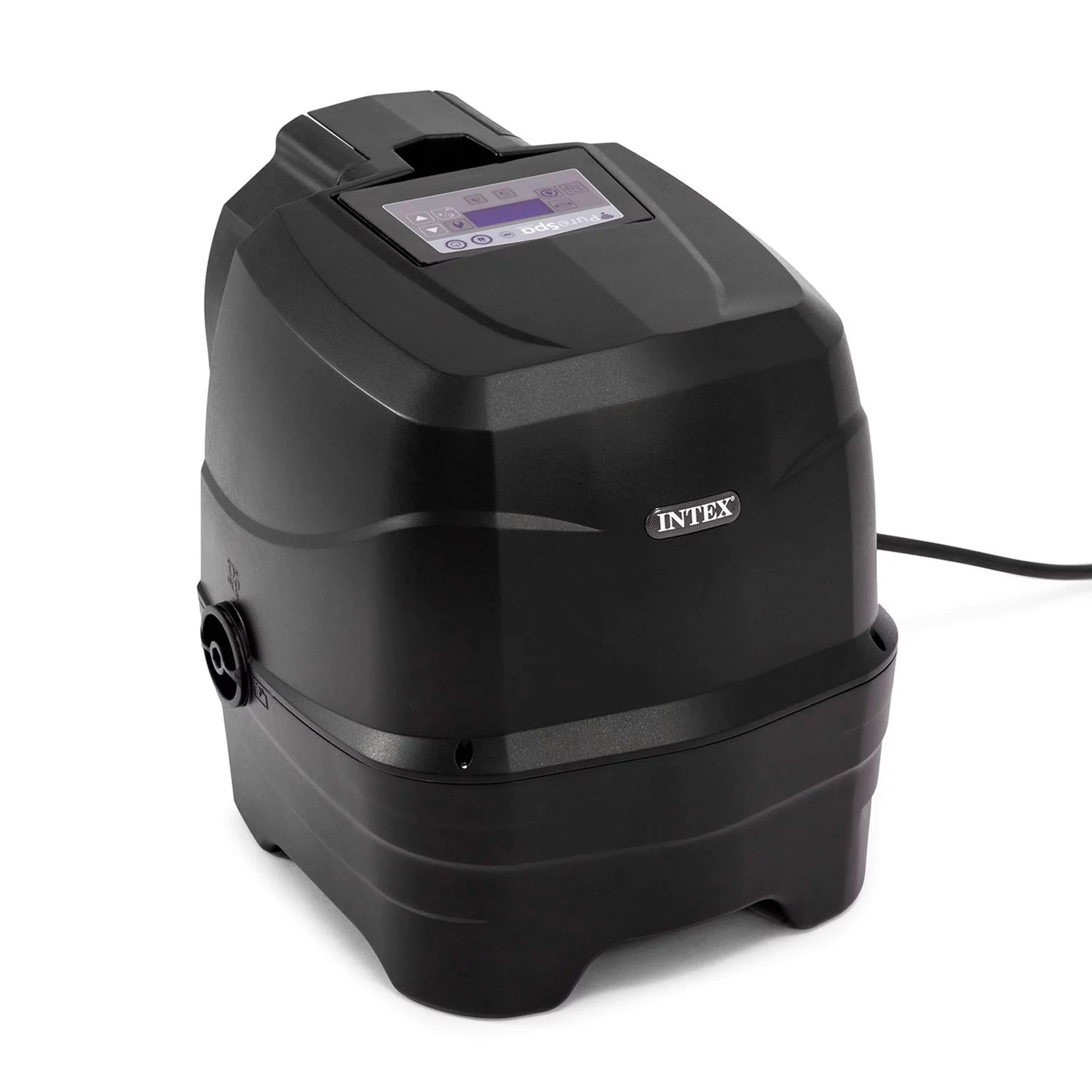 Intex PureSpa Plus Greystone Inflatable Hot Tub Square Jet Spa, 83 x 28