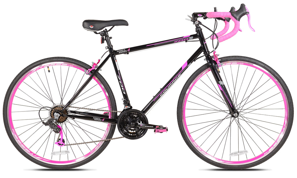 Susan G. Komen 700c Courage Road Women's Bike, Pink and Black