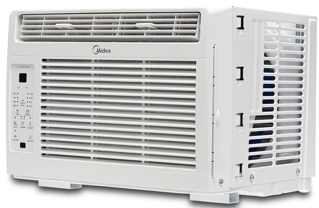 Midea 5,000 BTU 150 Sq Ft Window Air Conditioner with Remote, White, MAW05R1WWT