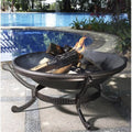 Crosley Ashland Patio Fire Pit Bowl in Black