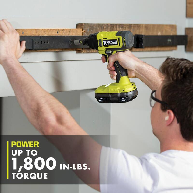 ONE+ 18V Cordless 6-Tool Combo Kit w/ 1.5 Ah Battery, 4.0 Ah Battery, & Charger w/ 2.0 Ah Battery and Charger
