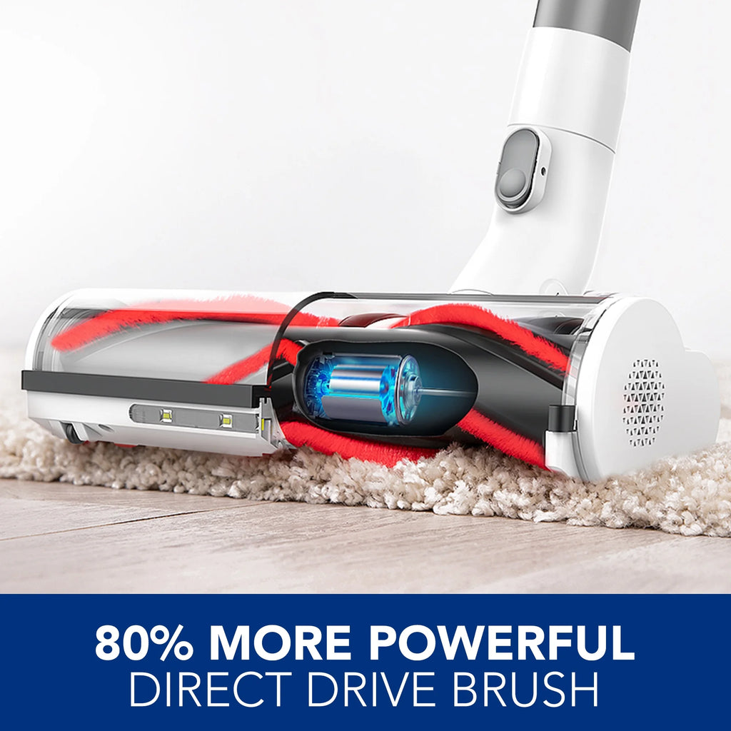 Tineco Pure One S12 Smart Lightweight Cordless Stick Vacuum Cleaner for Hard Floors and Carpet - White/Black