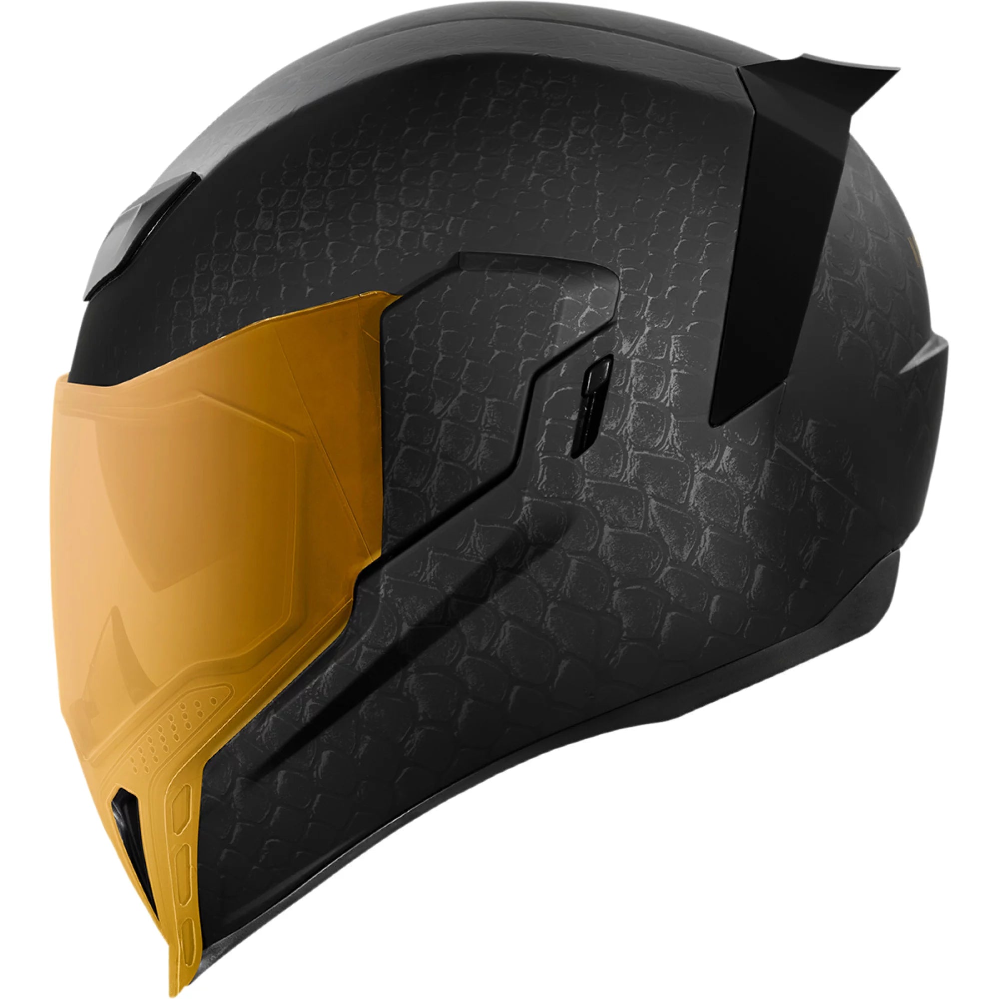 Icon Airflite Nocturnal Motorcycle Helmet Black XS