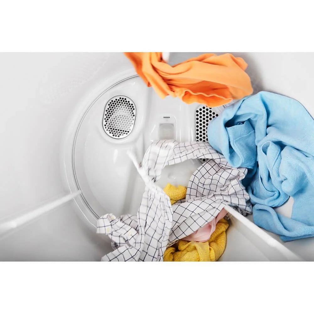 Whirlpool® Brand New WED4850HW 7.0 Cu. ft. Top Load Electric Dryer with Auto Dry™ System.  Product Height 43" - Width 29"
