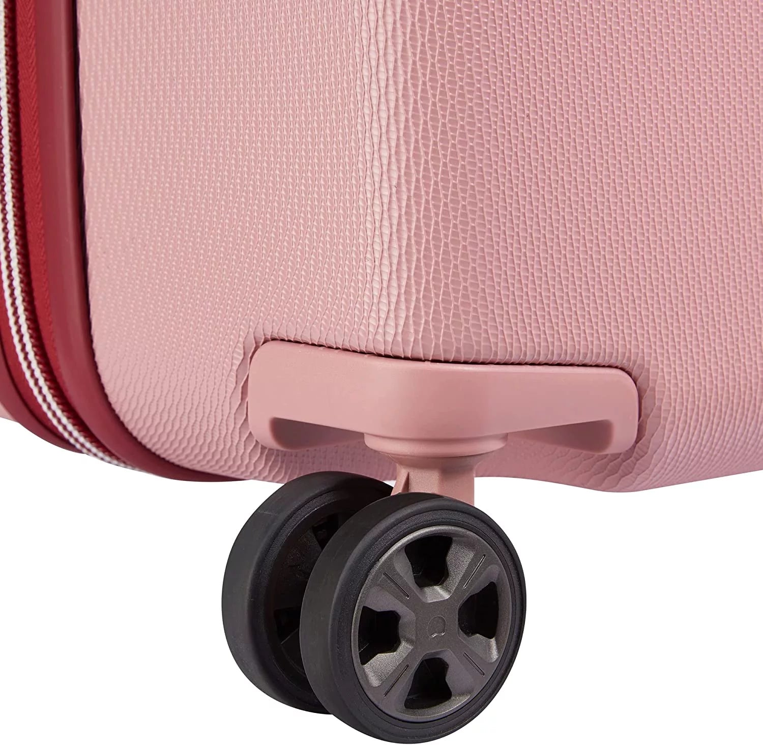 DELSEY Paris Chatelet Hardside Luggage with Spinner Wheels, Pink, 3 Piece Set 19/24/28