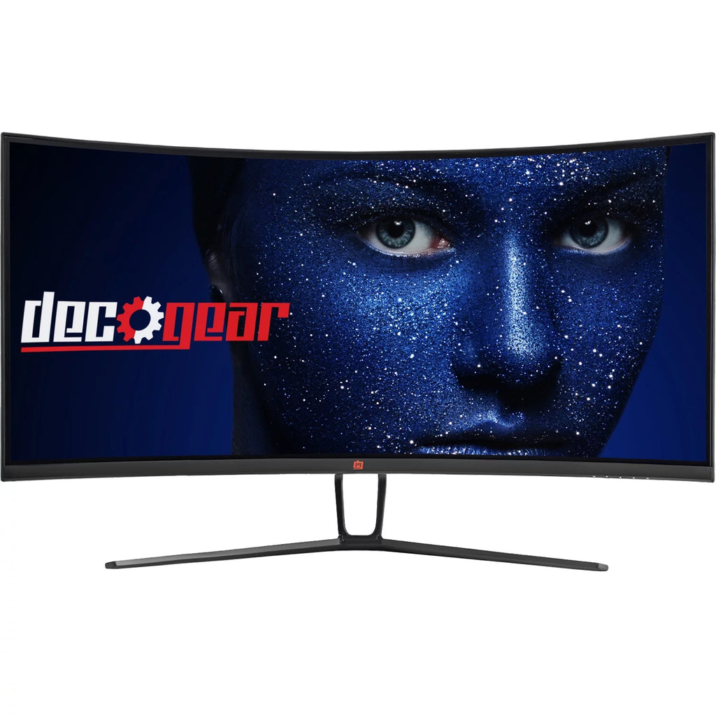 Restored Deco Gear 35" Curved Gaming Ultrawide Monitor, 3440x1440, 120 Hz, 1ms MPRT, Color Accurate (Refurbished)