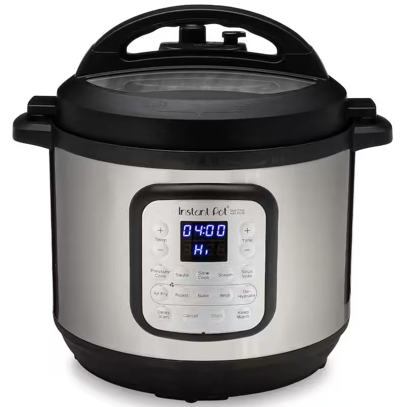 8 Qt. Silver Duo Crisp Air Fryer with EPC Combo