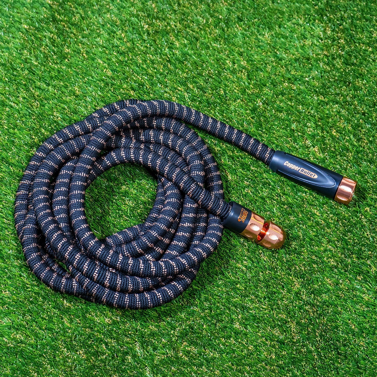 Pocket Hose AS-SEEN-ON-TV, Copper Bullet 50 Ft Expandable Garden Hose, Lead-Free