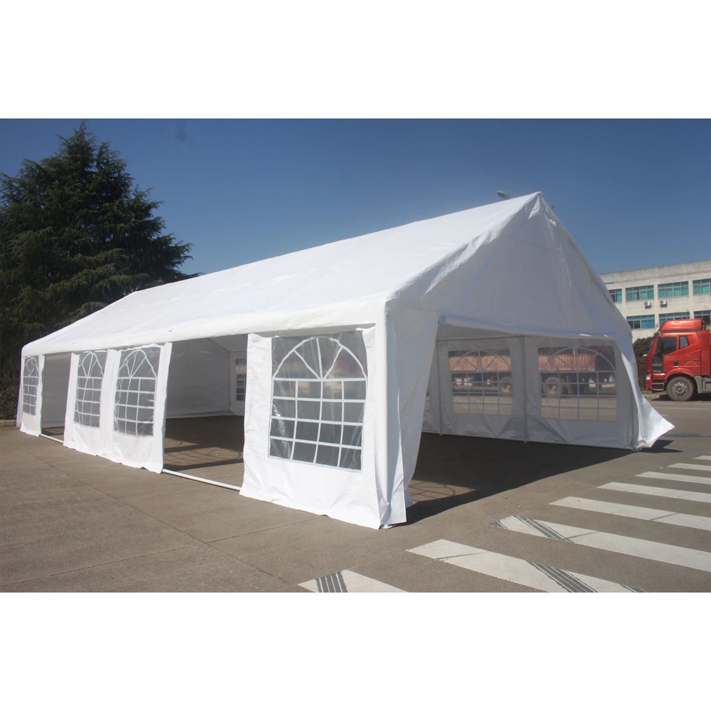 ALEKO PWT20X40 Heavy Duty Outdoor Canopy Event Tent with Windows - 20 X 40 FT - White