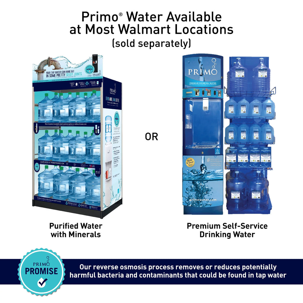 Primo Htrio Coffee K-Cup Water Dispenser Bottom Loading, Hot/Cold Temperature, Black