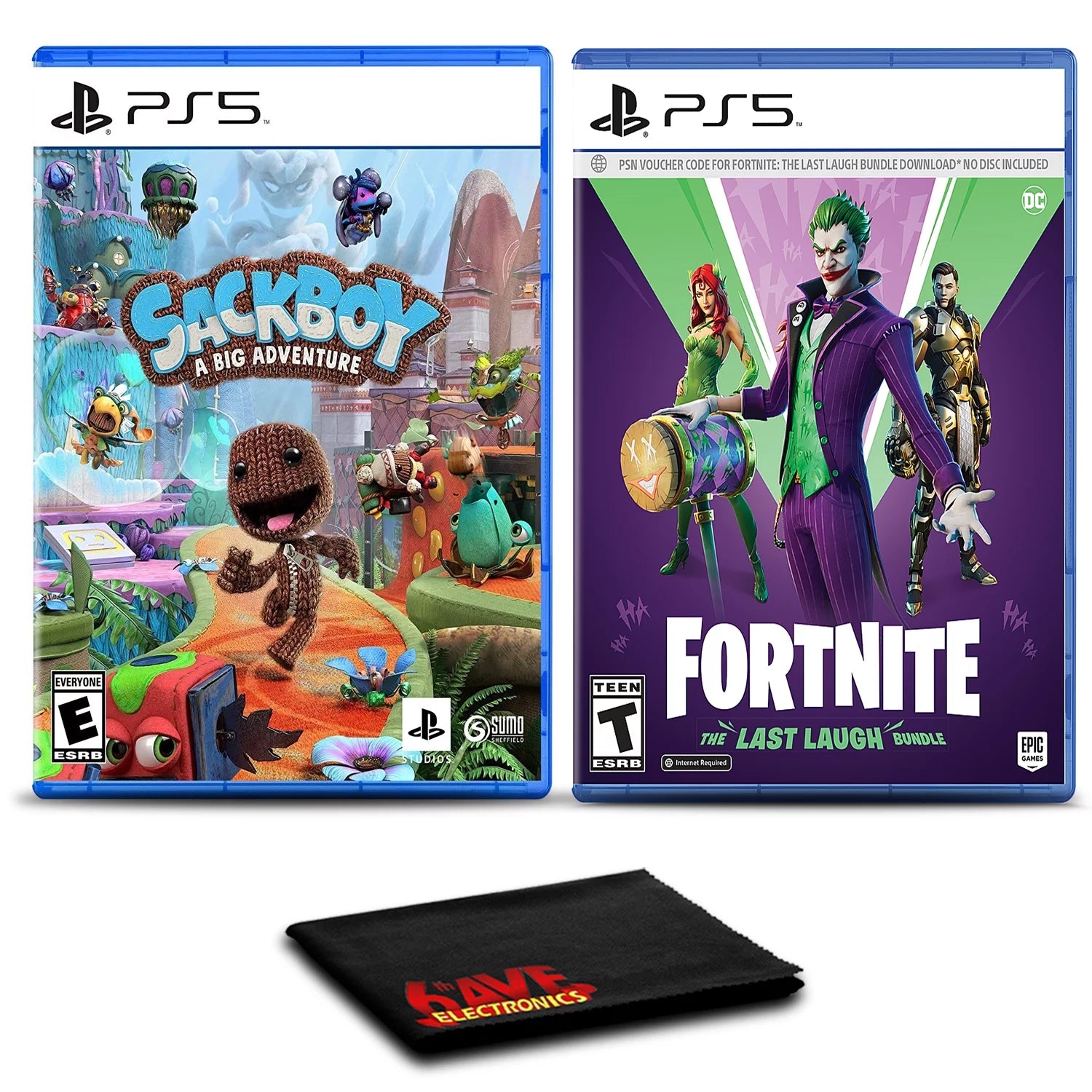 Sackboy: A Big Adventure and Fortnite: The Last Laugh - Two Games For PS5