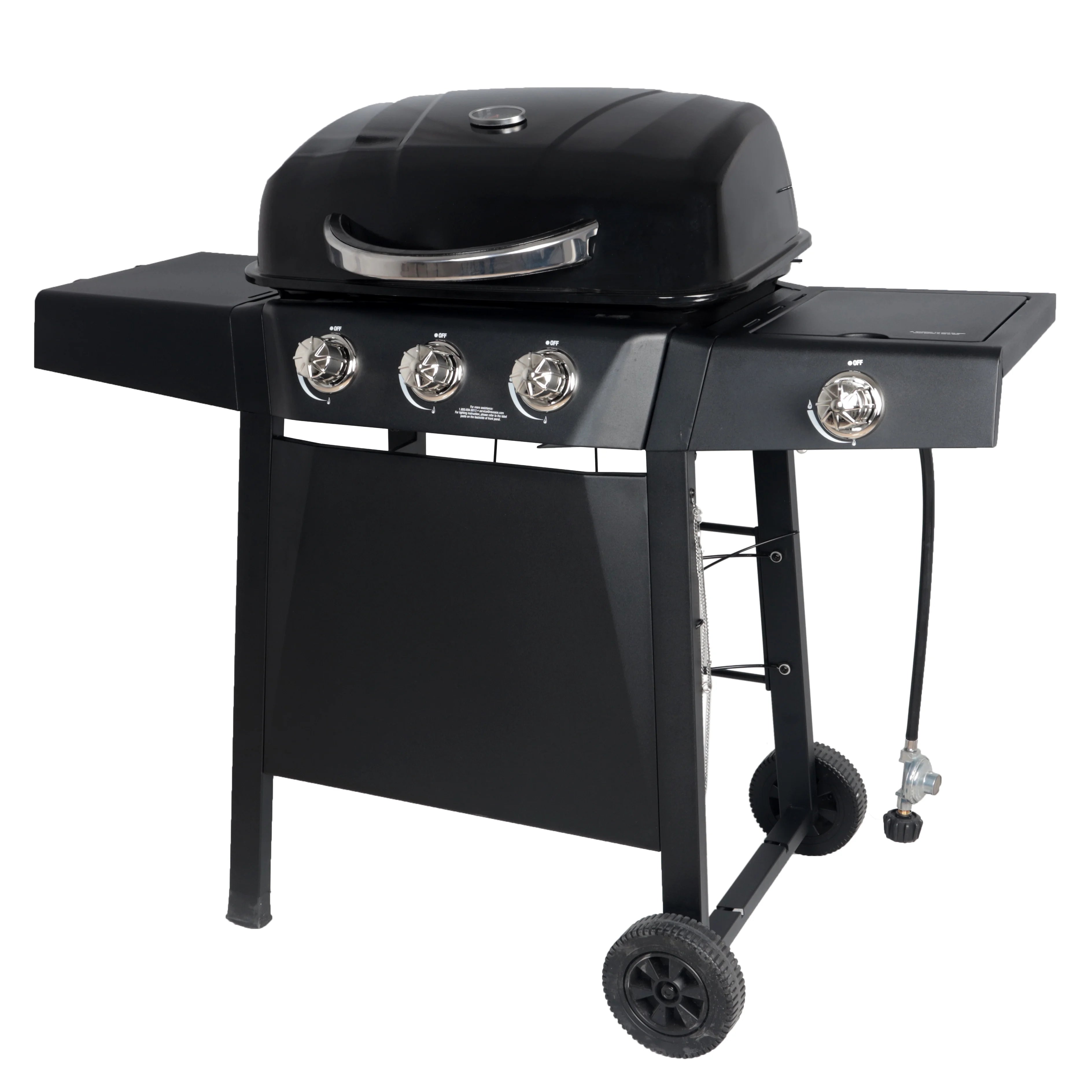 RevoAce 4 Burner Propane Gas Grill Including a Side Burner, Red Sedona, GBC1729WRS