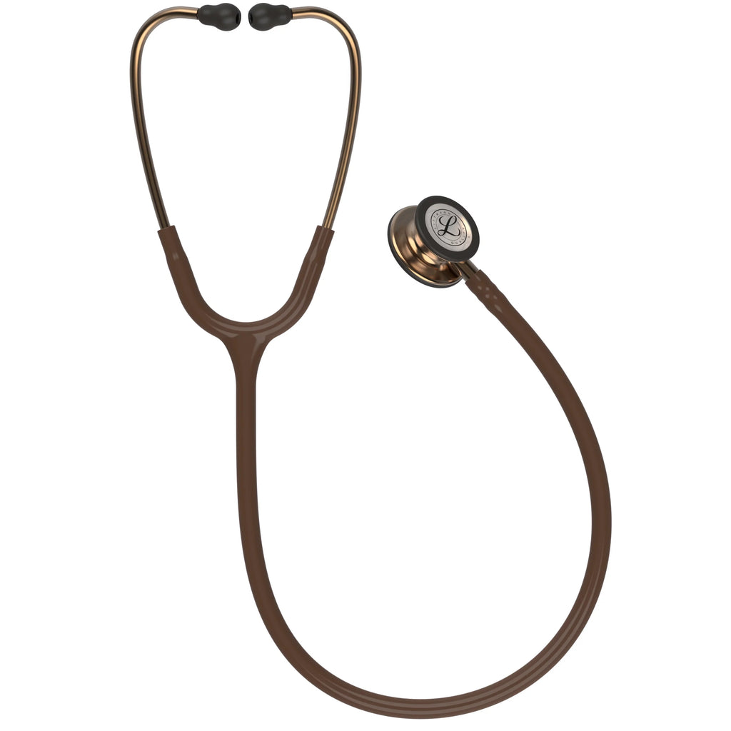 3M Littmann Classic III 27" Monitoring Stethoscope, Copper-Finish Chestpiece, Chocolate Tube, 5809