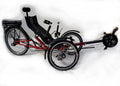 Folding Electric Recumbent Tricycle Trike | 3-Wheel Tadpole Design
