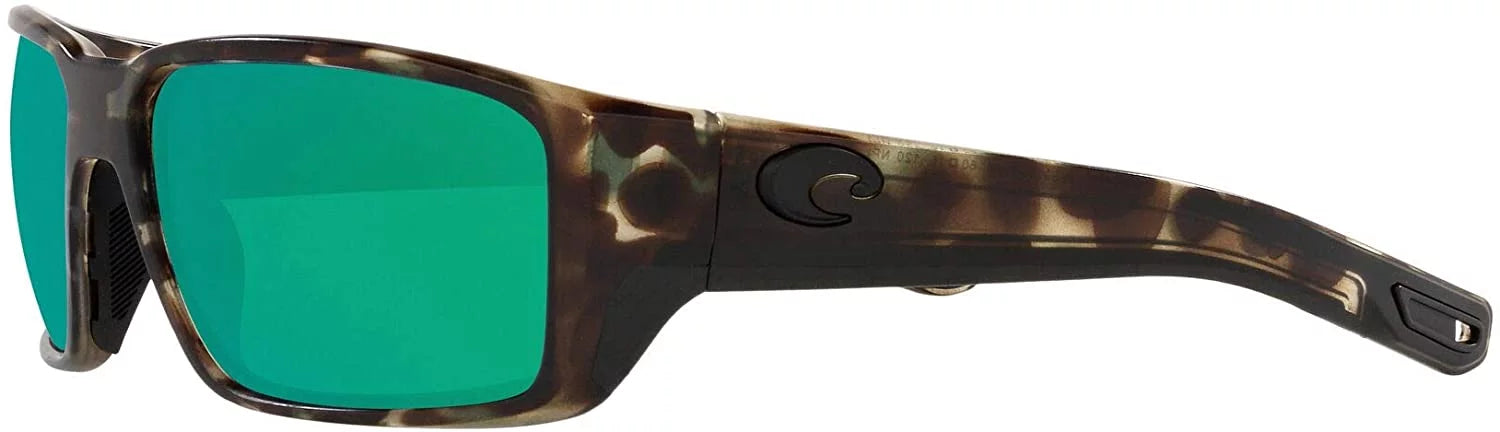 Costa Del Mar FANTAIL PRO Green Mirror Polarized Glass Men's Sunglasses 06S9079 907907 60