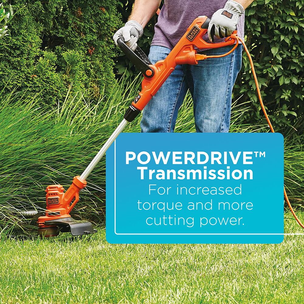 BLACK+DECKER String Trimmer With Auto Feed, Electric, 6.5-Amp, 14-Inch, (BESTA510)
