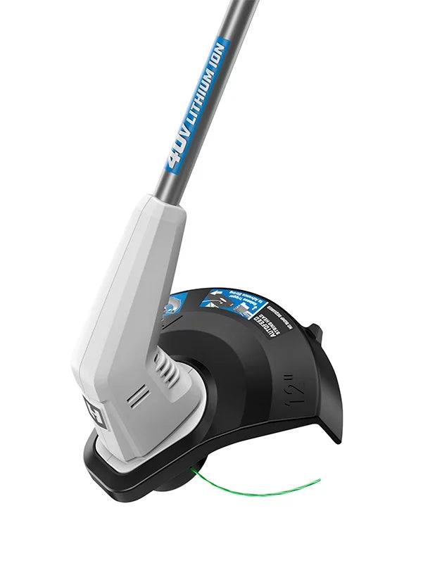 HART 40-Volt 12-inch Cordless String Trimmer Kit, (1) 2.5Ah Lithium-Ion Battery