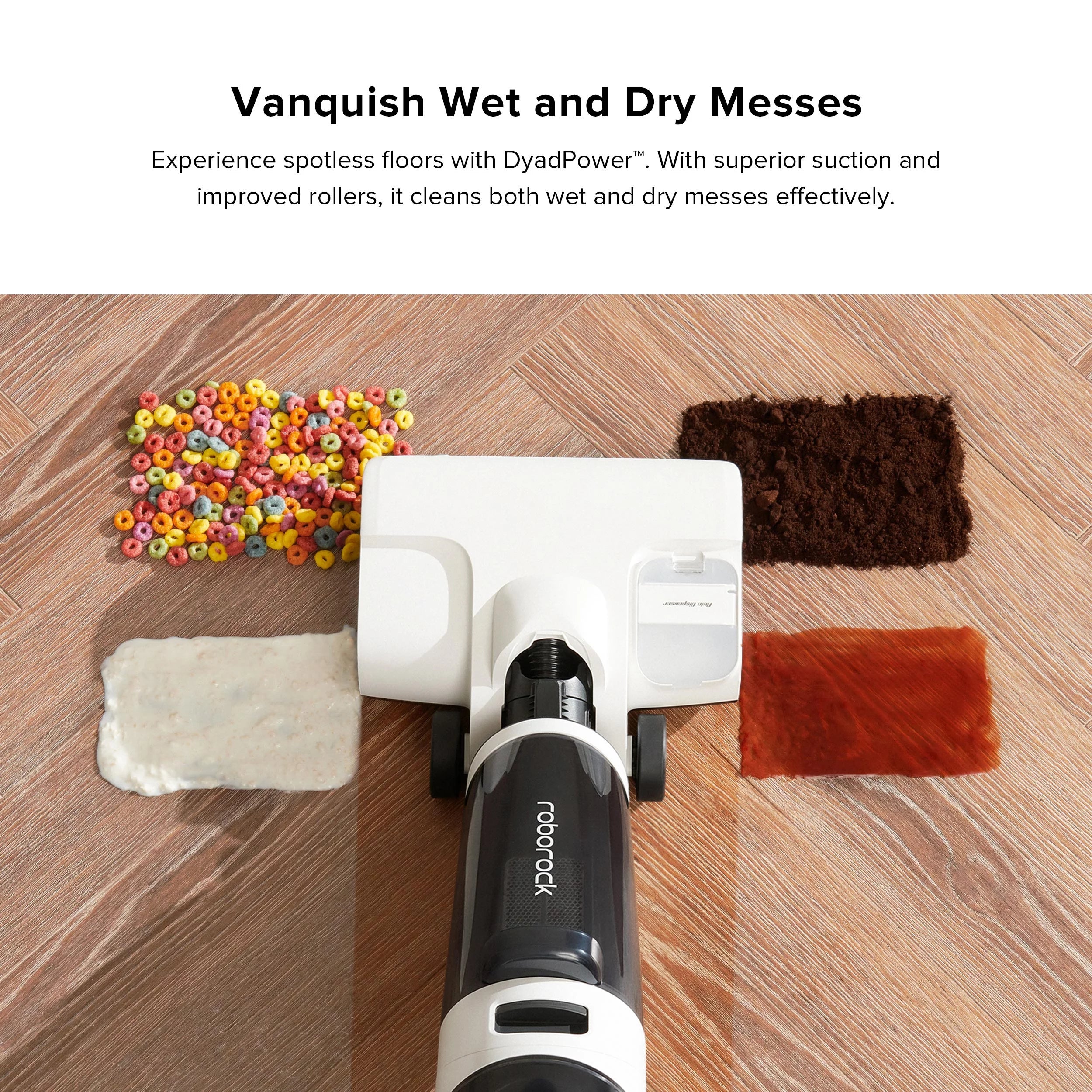 Roborock&reg; Dyad Pro Wet and Dry Vacuum Cleaner with multi-rollers, 17000Pa Suction, Self-Cleaning and Self-Drying