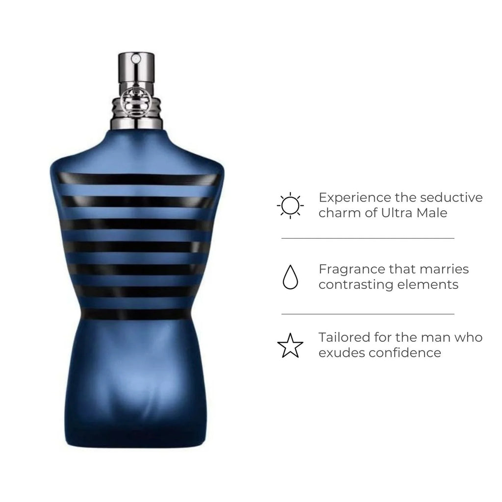 Jean Paul Gaultier Ultra Male Eau De Toilette Intense Spray, 2.5 oz