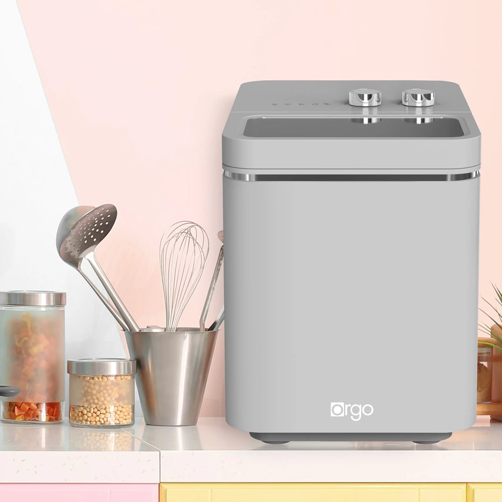 Orgo Product The Retro Countertop Ice Maker, Bullet Shaped Ice Type, Sage