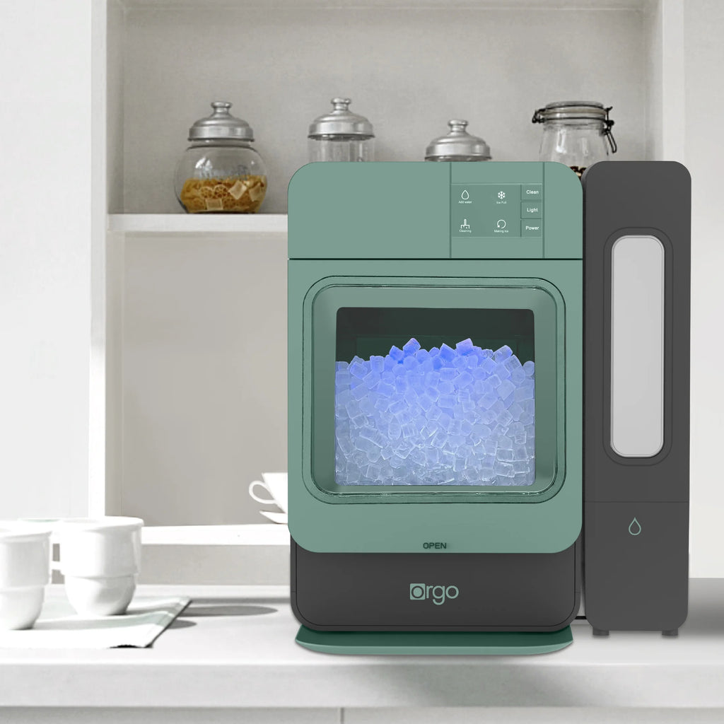 Orgo Products Sonic Countertop Ice Maker, Nugget Ice Type, Sage