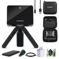Garmin Approach R10 Portable Golf Launch monitors, Golf Simulator To Take Your Game Home, Indoors or to the Driving Range, Track Metrics, Swings Analyzer, 10 Hours Battery Life Bundle With Accessories