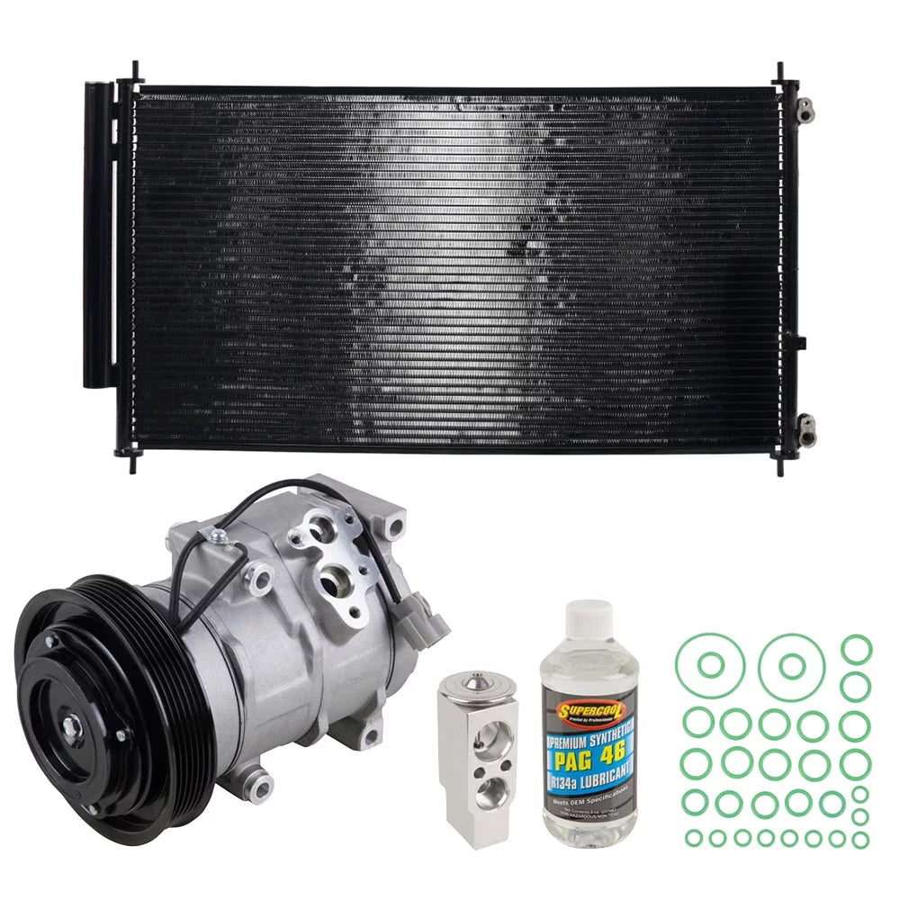 For Honda Odyssey 2005 2006 2007 A/C Kit w/ AC Compressor Condenser & Drier - Buyautoparts