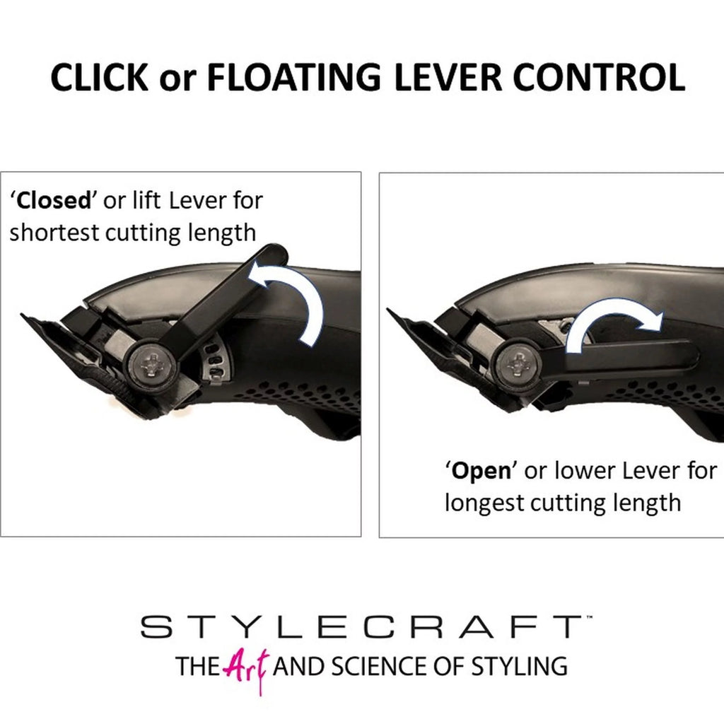 StyleCraft Rogue Professional 9V Magnetic Motor Cordless Clipper and Trimmer Combo Set