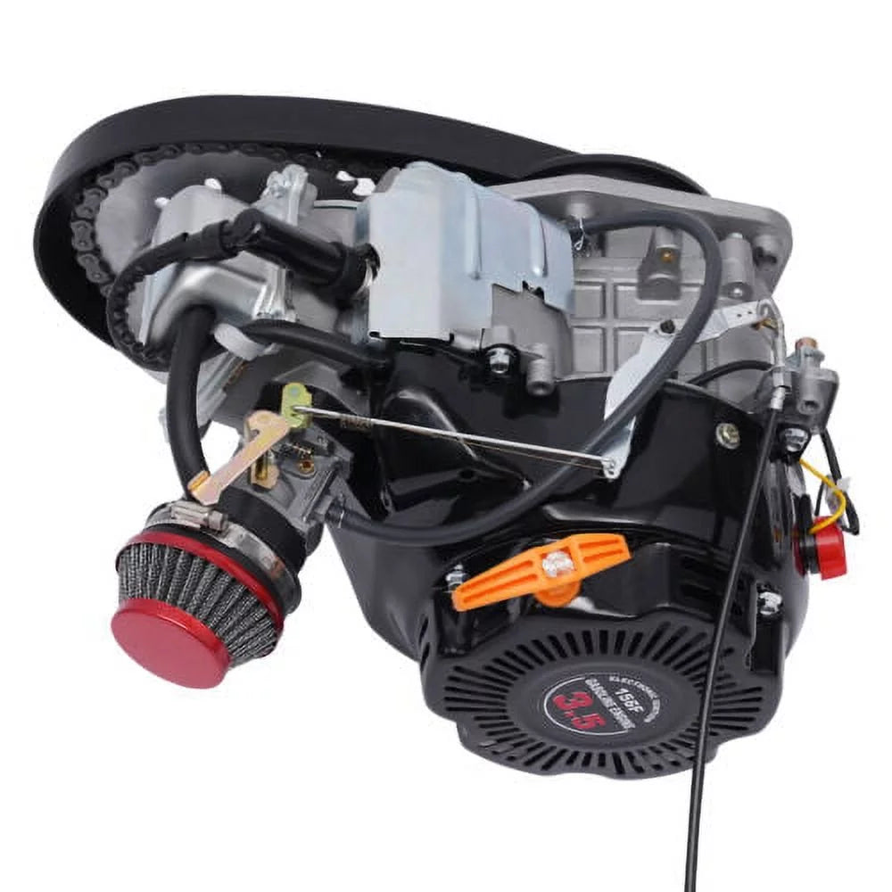 100cc 4-Stroke Gas Motorized Motorized Bicycle Kit Bike Engine Single Cylinder