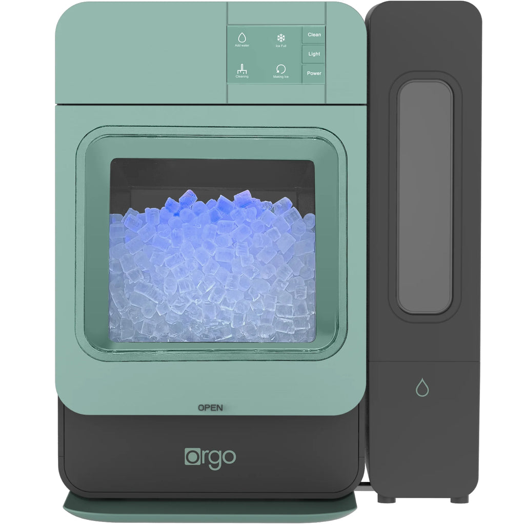 Orgo Products Sonic Countertop Ice Maker, Nugget Ice Type, Sage