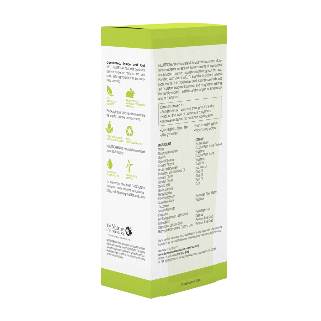 Neutrogena Naturals Multi-Vitamin Nourishing Daily Face Moisturizer, 3 fl oz