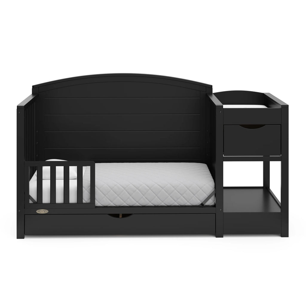 Graco Bellwood 5-in-1 Convertible Crib and Changer, White