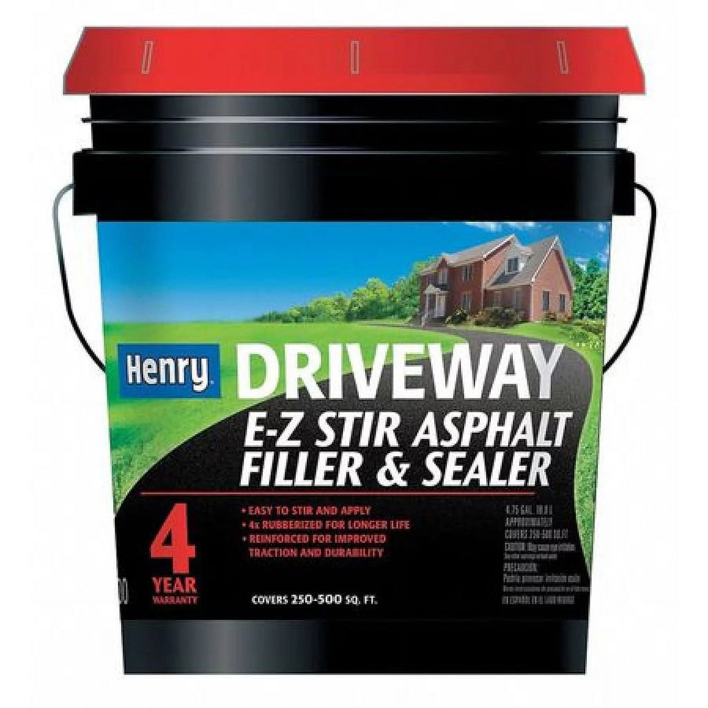 Henry Asphalt Sealer,Pail,Black/Brown,5 gal  HE200074