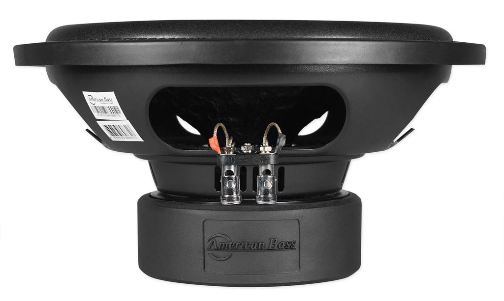 American Bass XO 1244 12" 600w Car Subwoofer 4-ohm Sub+Mono Amplifier+Amp Kit