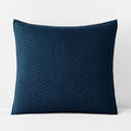 Company Cotton Deep Teal Cotton Voile Euro Sham
